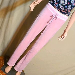Juicy Couture classic velour light pink sweatpants